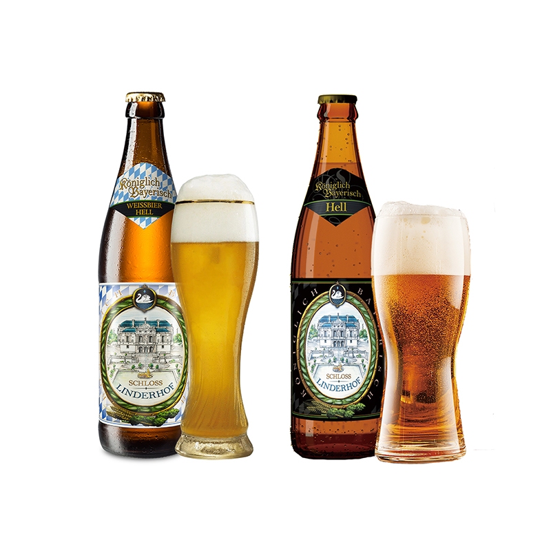 2箱*礼盒10瓶装 国内现货 德国原装进口Linderhof林德霍夫啤酒500ml/瓶